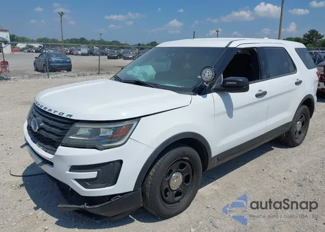 2016 Ford Police Interceptor из США, поврежденный, VIN 1FM5K8AR8GGA52758